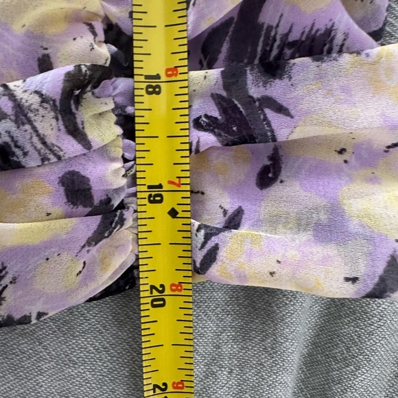 Free People Mabel Floral Printed Blouse Size M - Picture 7 of 7